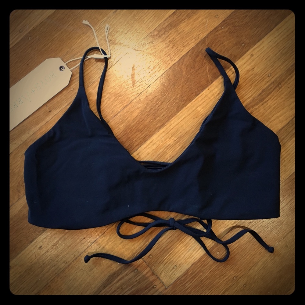 Boys + Arrows - Jackson bikini top in black